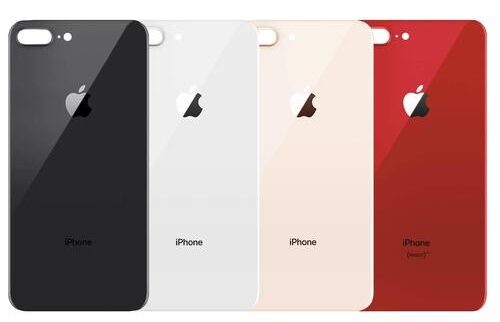 iPhone 8 plus Akkudeckel-Backglass- Alle Farben Echt Glas