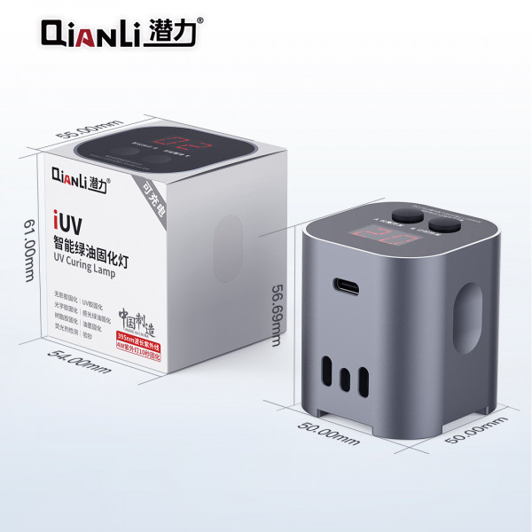 Qianli Intelligente Uv-härtung Lampe LED 3S Schnelle Kleber Grün Öl Lila Licht Telefon Motherboard R