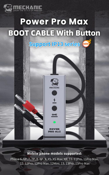 Power pro Max one-key-boot power Kabel mit taste für IPhone 6 7 8X11 12 13 Pro max Mobile Power Test